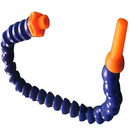 Flexible hoses for guiding coolants and oils in lathe and milling machines (2 of them)