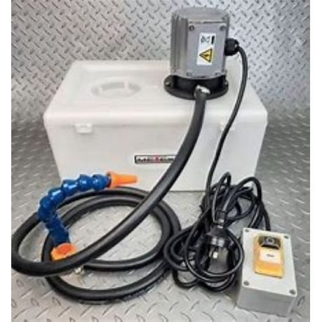 Flexible hoses for guiding coolants and oils in lathe and milling machines (2 of them)