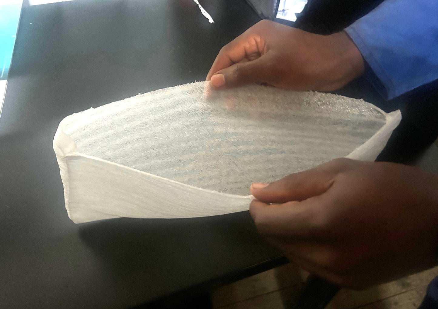 Stitched Bag with One Open Side