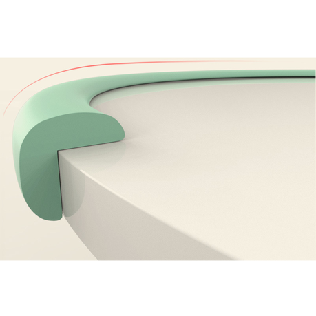 U-Shape Furniture Table Edge Protectors Foam Baby Safety Bumper Guard 2x2M - Cyan